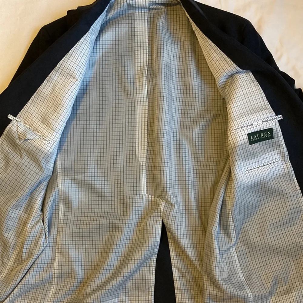 Ralph Lauren Green Label Sport Coat Navy Blue